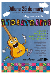 25-03-2019 Trobadorets Festes Autogestionades de la Magdalena Castelló de la Plana